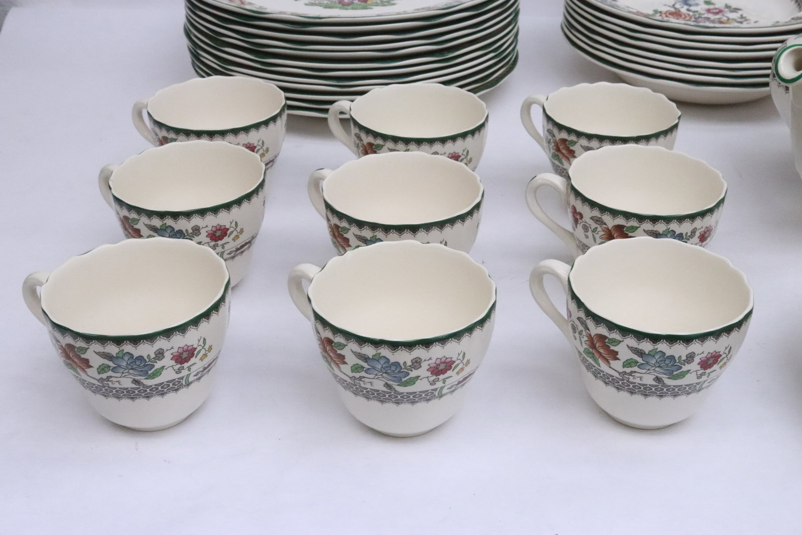 Spode china set in Chinese rose pattern - 2