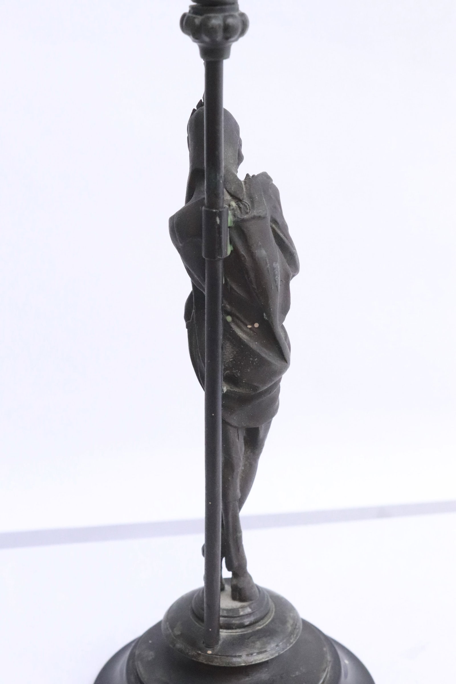 Pair bronze candle holders - 9