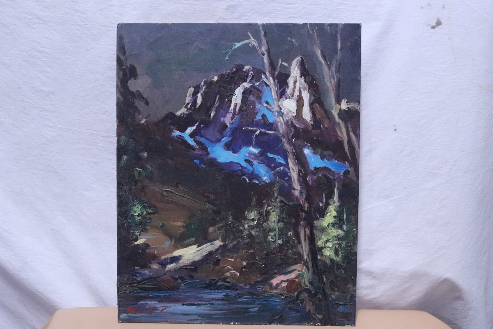 2 oil on panel paintings by Peter Hamlett, dated - 2