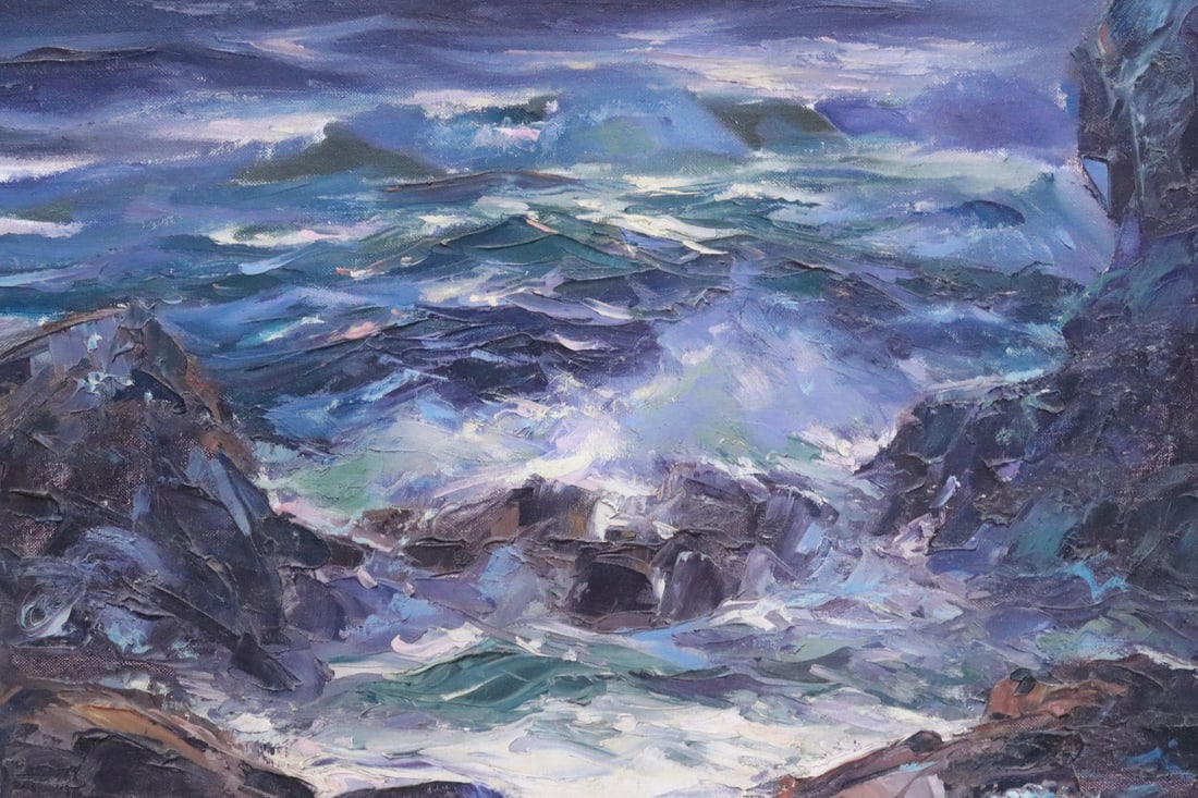 2 oil on panel paintings by Peter Hamlett, dated - 6