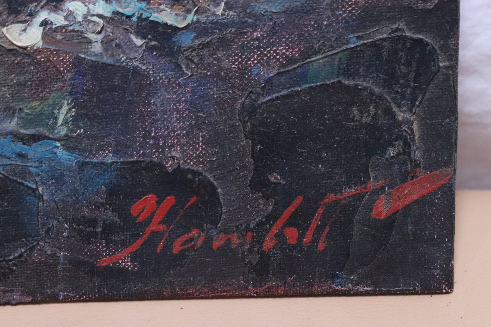 2 oil on panel paintings by Peter Hamlett, dated - 7