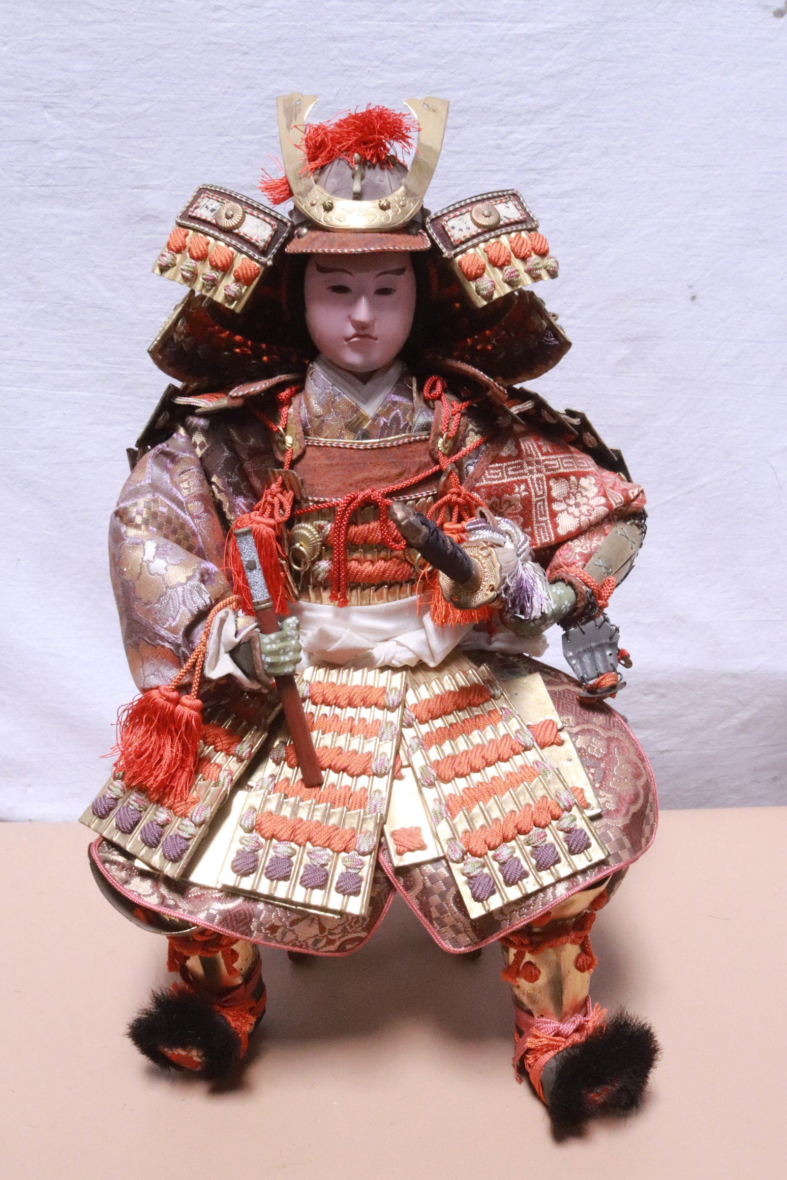 Fine Japanese vintage Musha Ningyo doll (1 of 10)