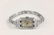 Art deco 14K W/G lady's watch by Bruner - 2