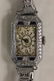 Art deco 14K W/G lady's watch by Bruner - 8