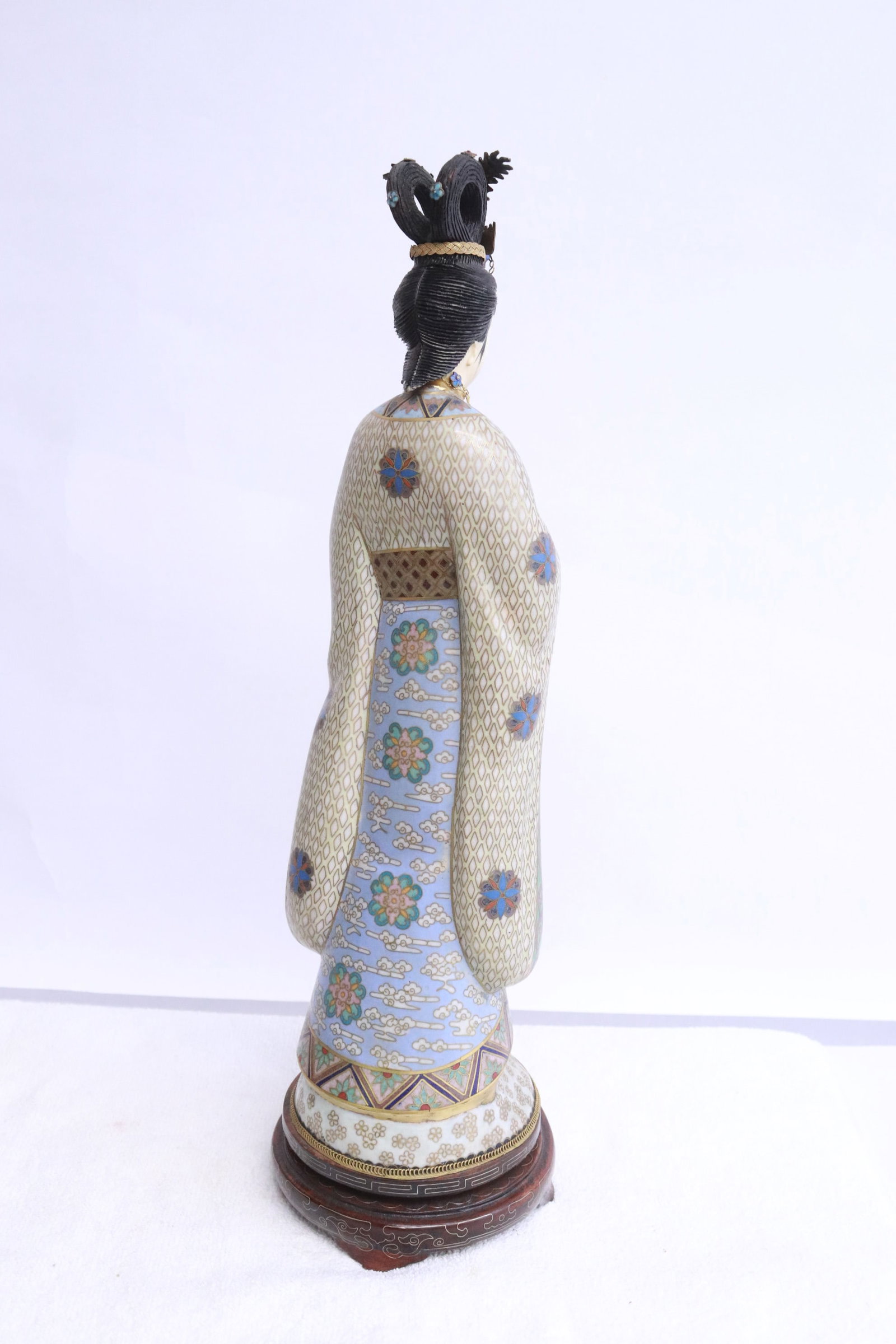 2 cloisonne figures - 5