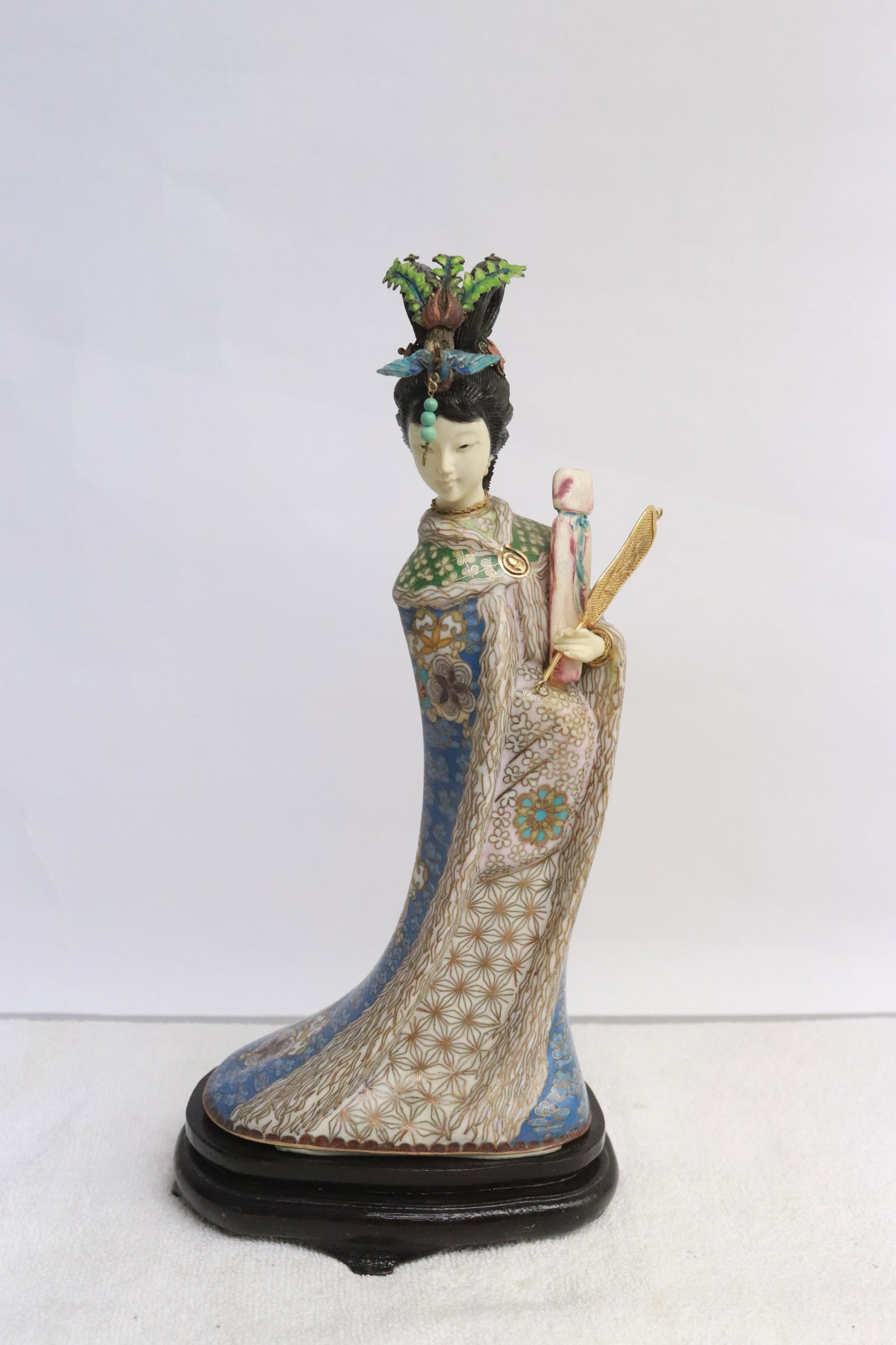 2 cloisonne figures - 6