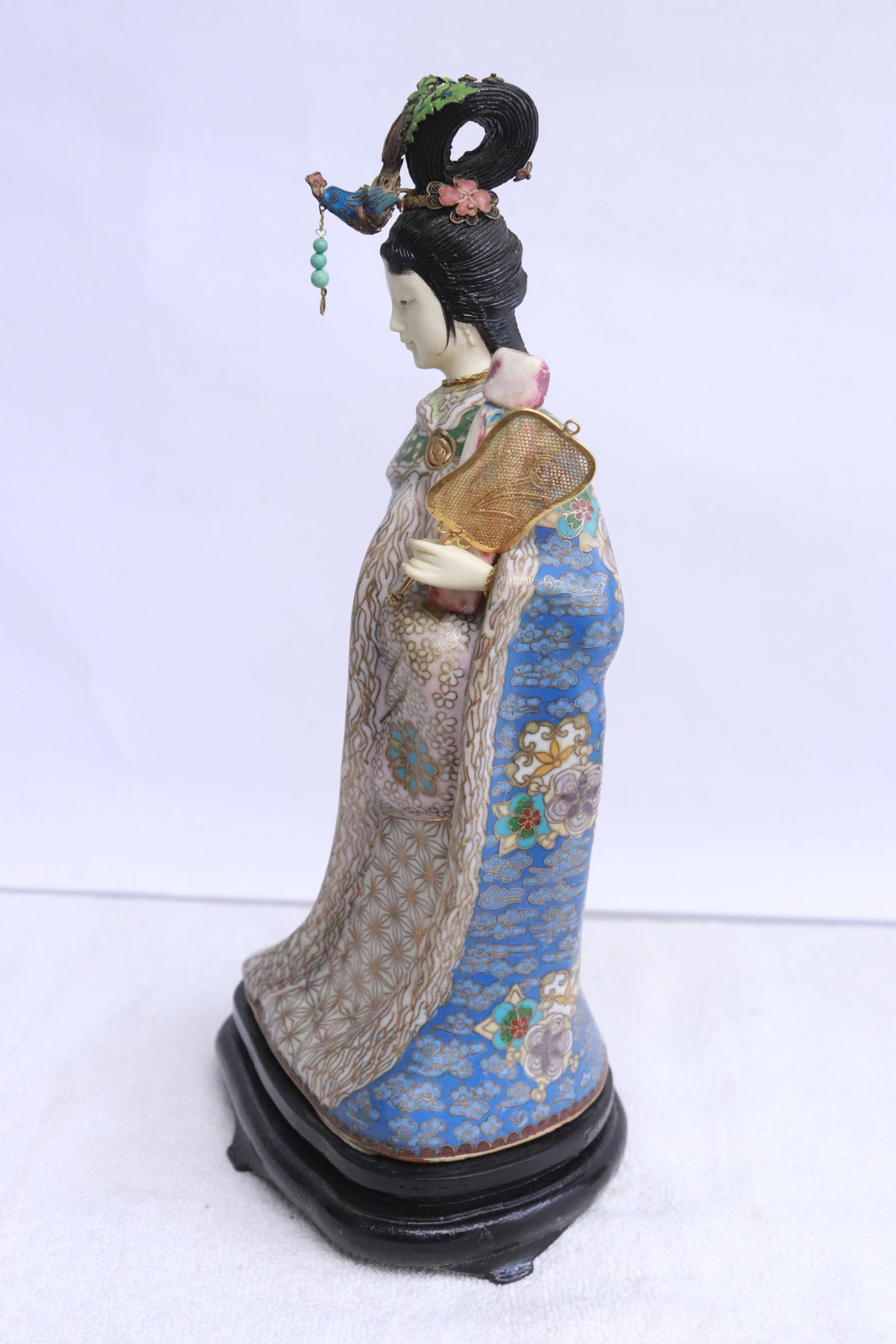 2 cloisonne figures - 7