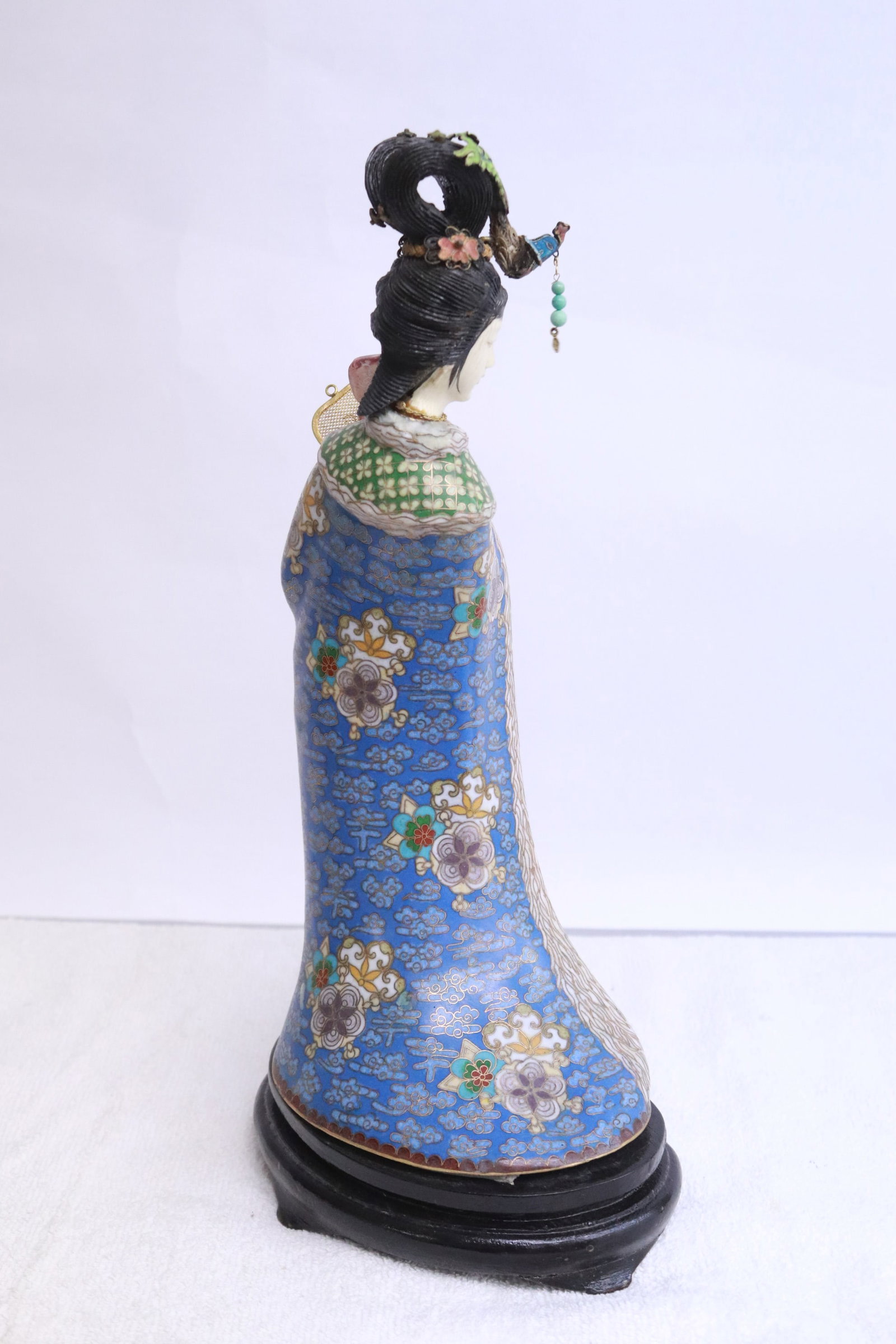 2 cloisonne figures - 8