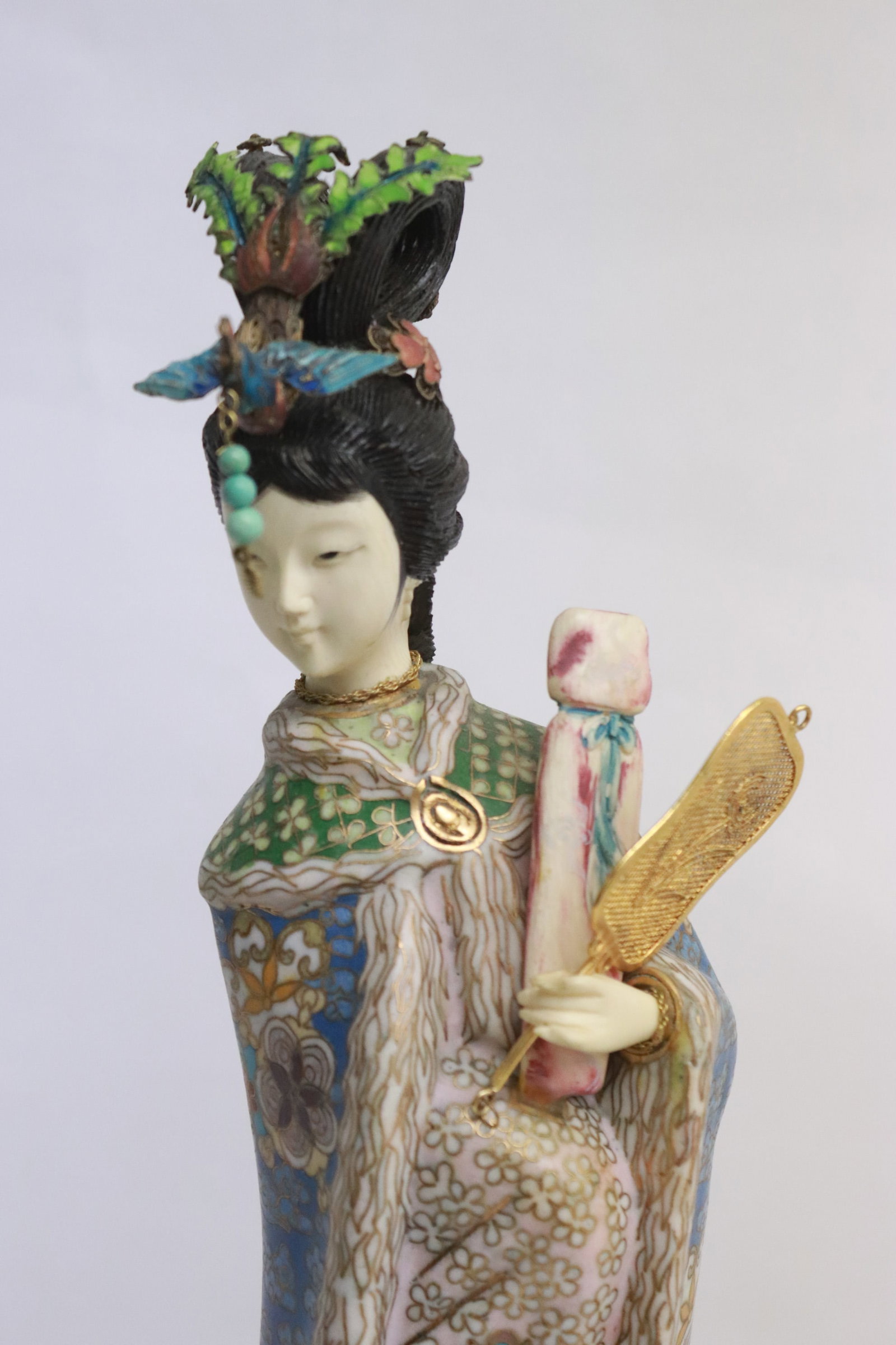 2 cloisonne figures - 9
