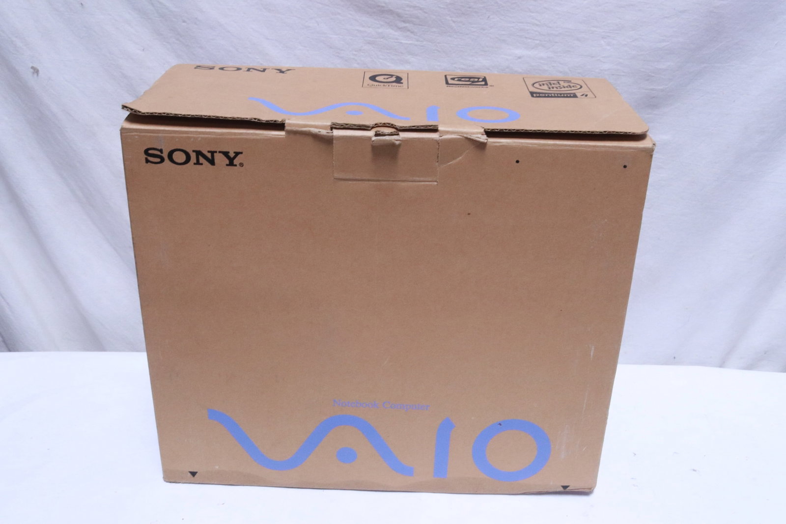 Sony Vaio notebook computer, w/ original packing box: Sony Vaio notebook computer, PCG-FRU25, NIB, with original packing box