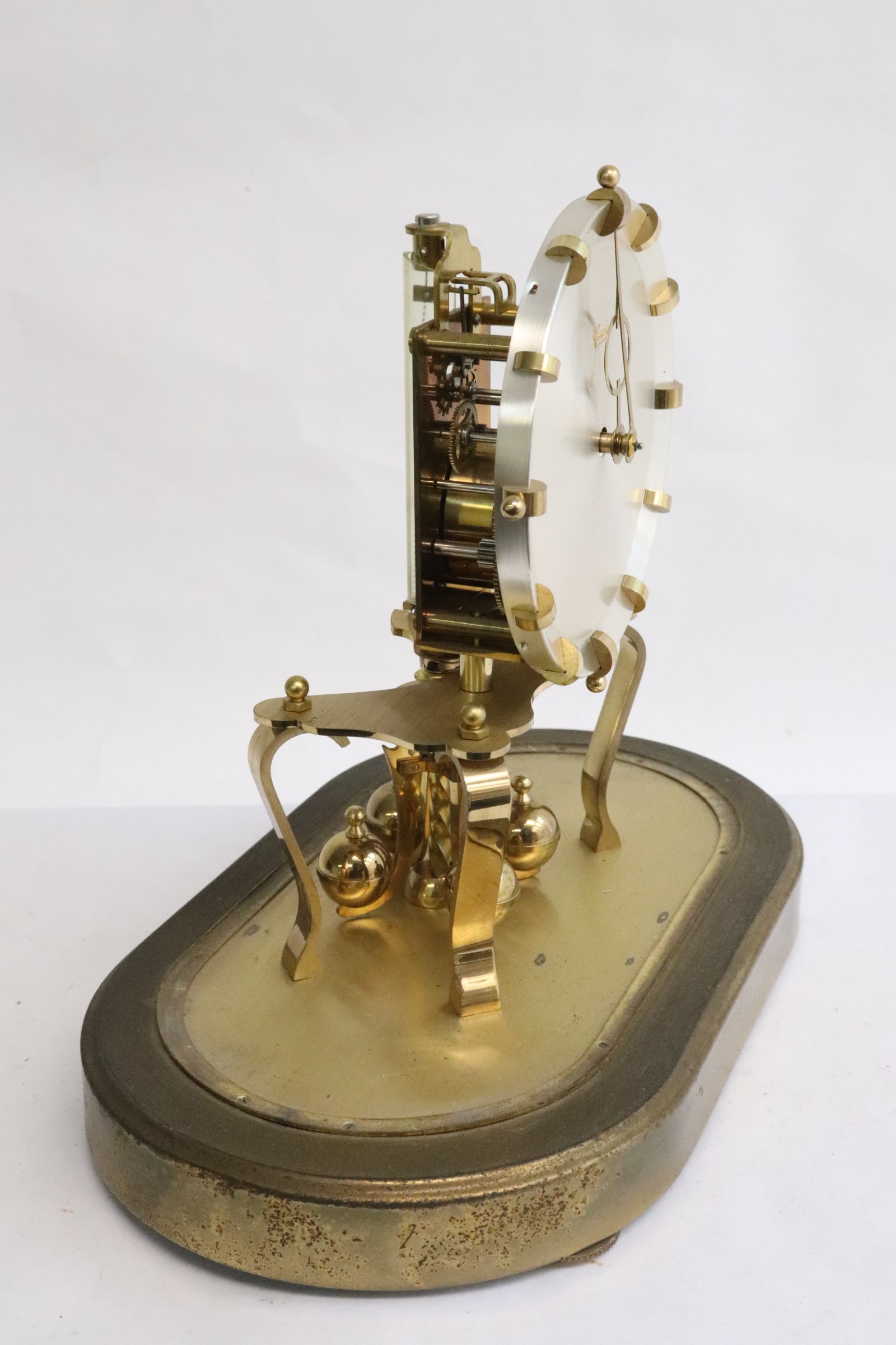 A dome clock under glass - 5