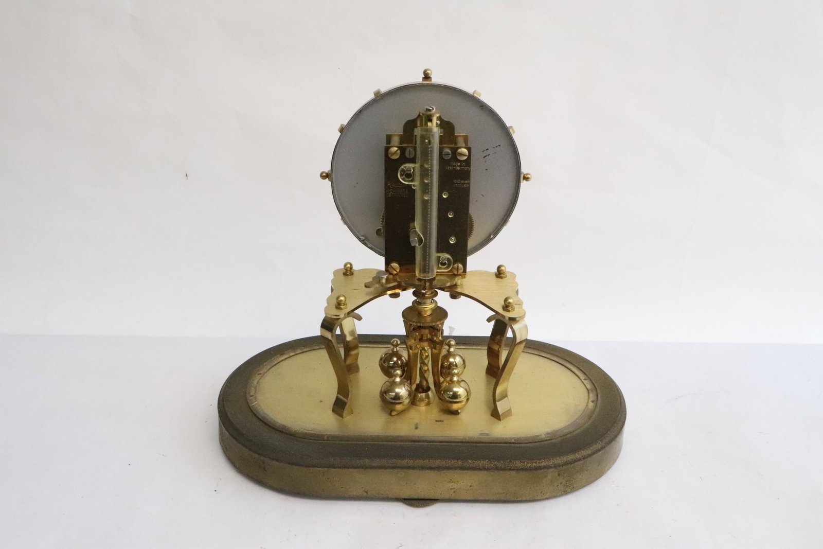 A dome clock under glass - 6
