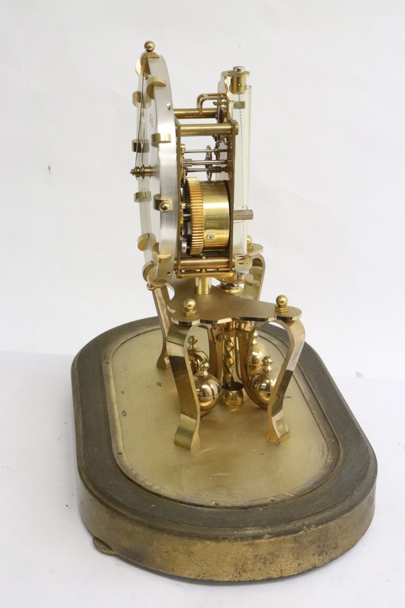 A dome clock under glass - 8