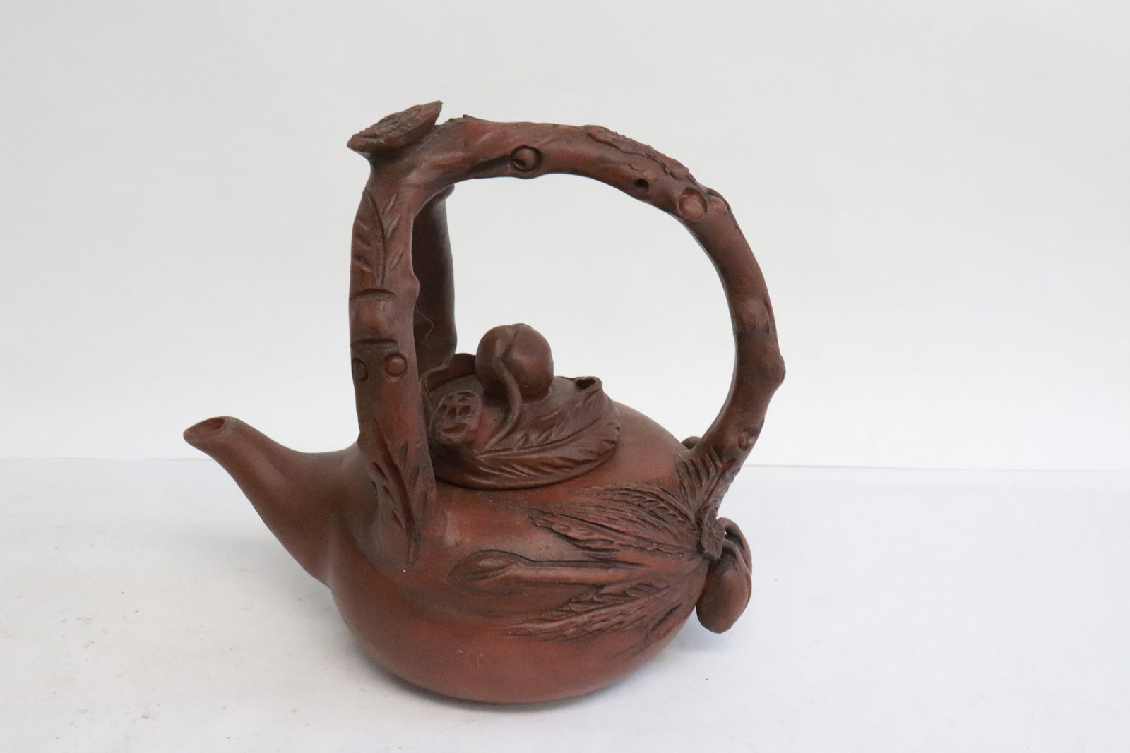 2 large Yixing teapots - 2