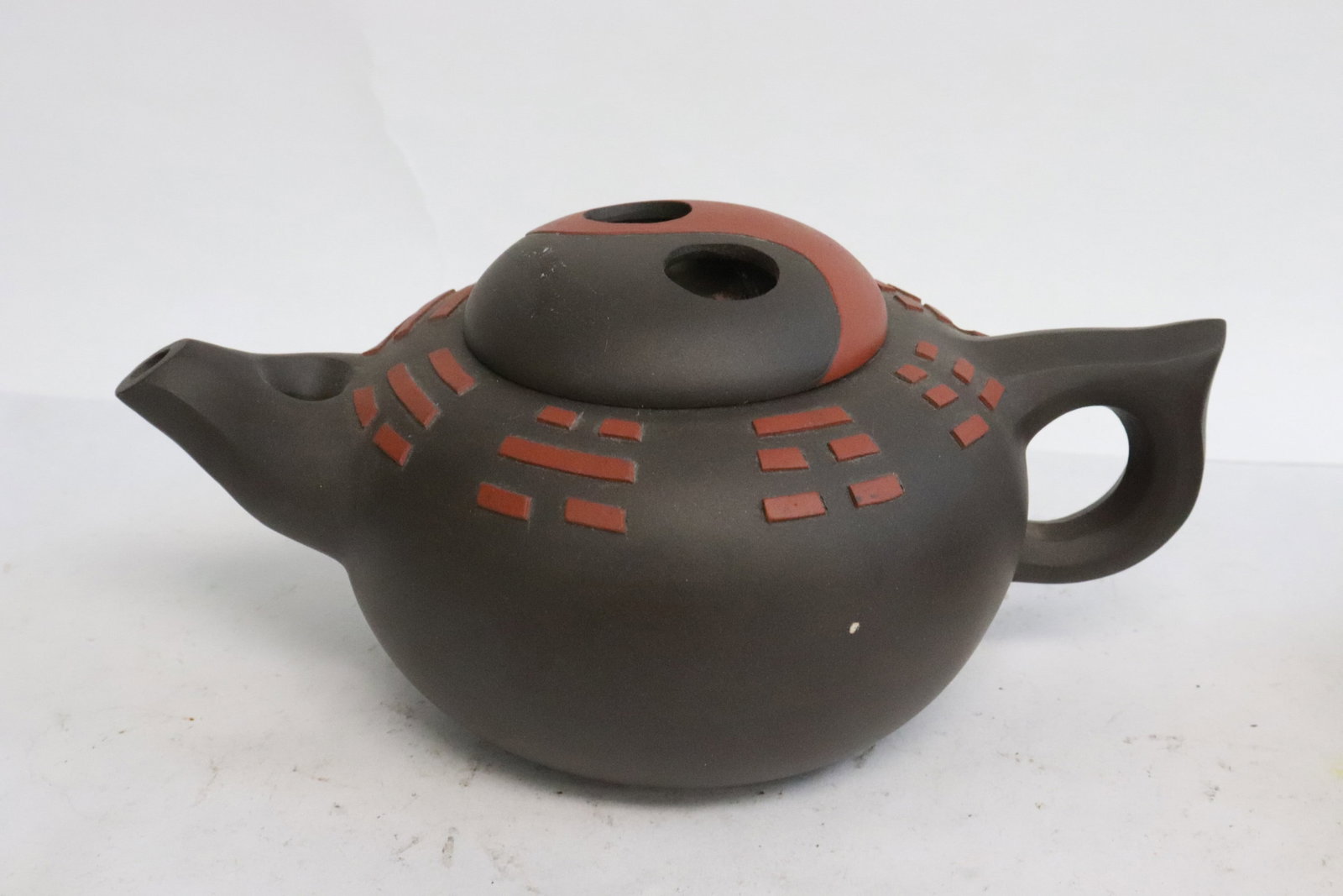 3 Yixing teapots - 2