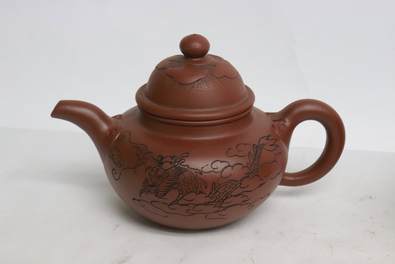 3 Yixing teapots - 2