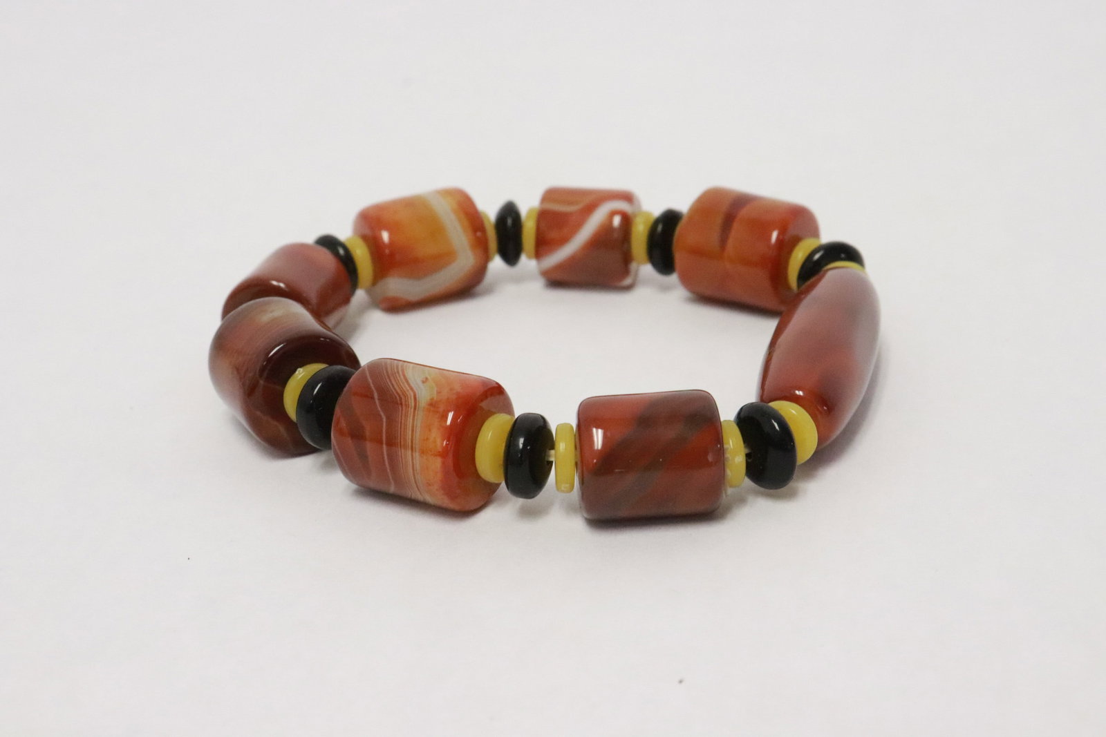 2 fine bead bracelets - 4