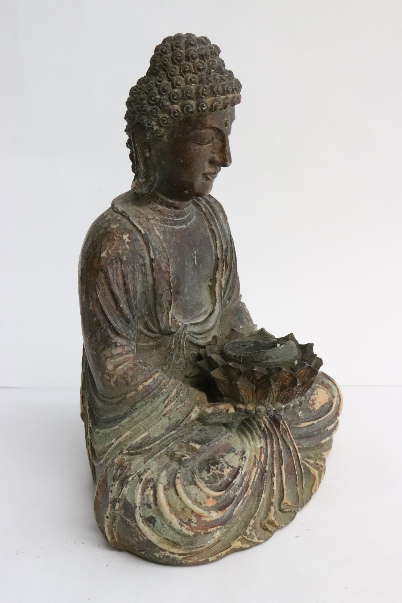 2 decorative Buddha statues - 4