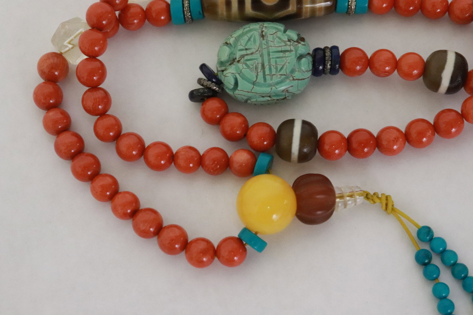 A bead necklace - 6