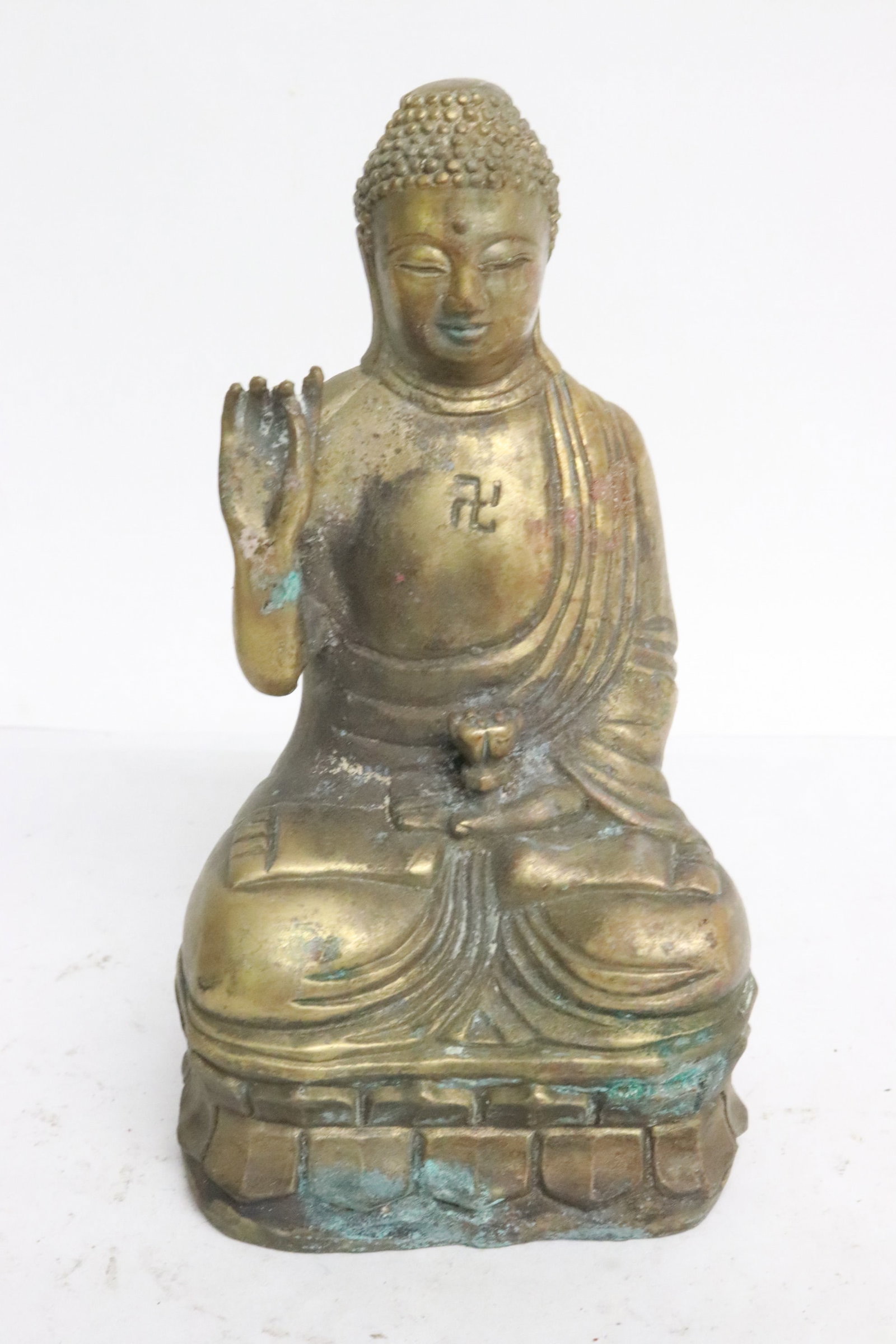 Bronze sculpture of deity (1 of 5)