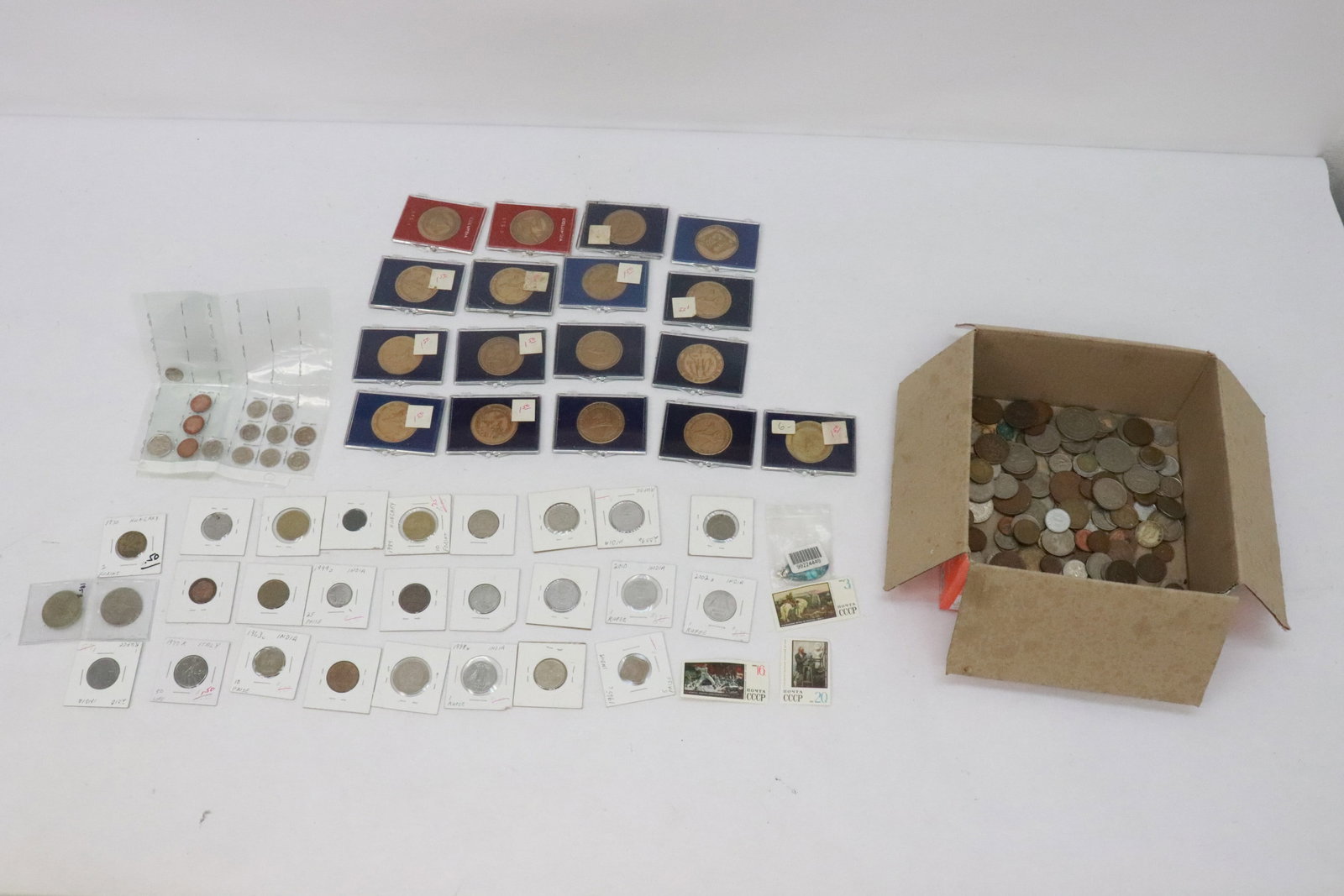 Lot of foreign coins, token, etc (1 of 8)