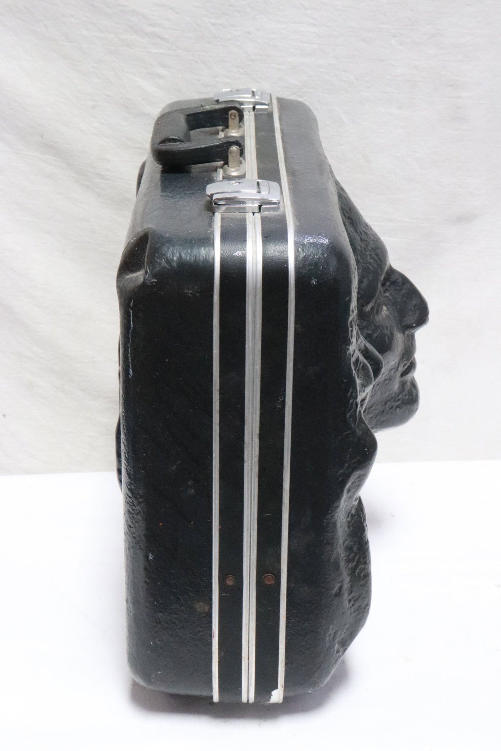 artist designed suitcase, signed - 2