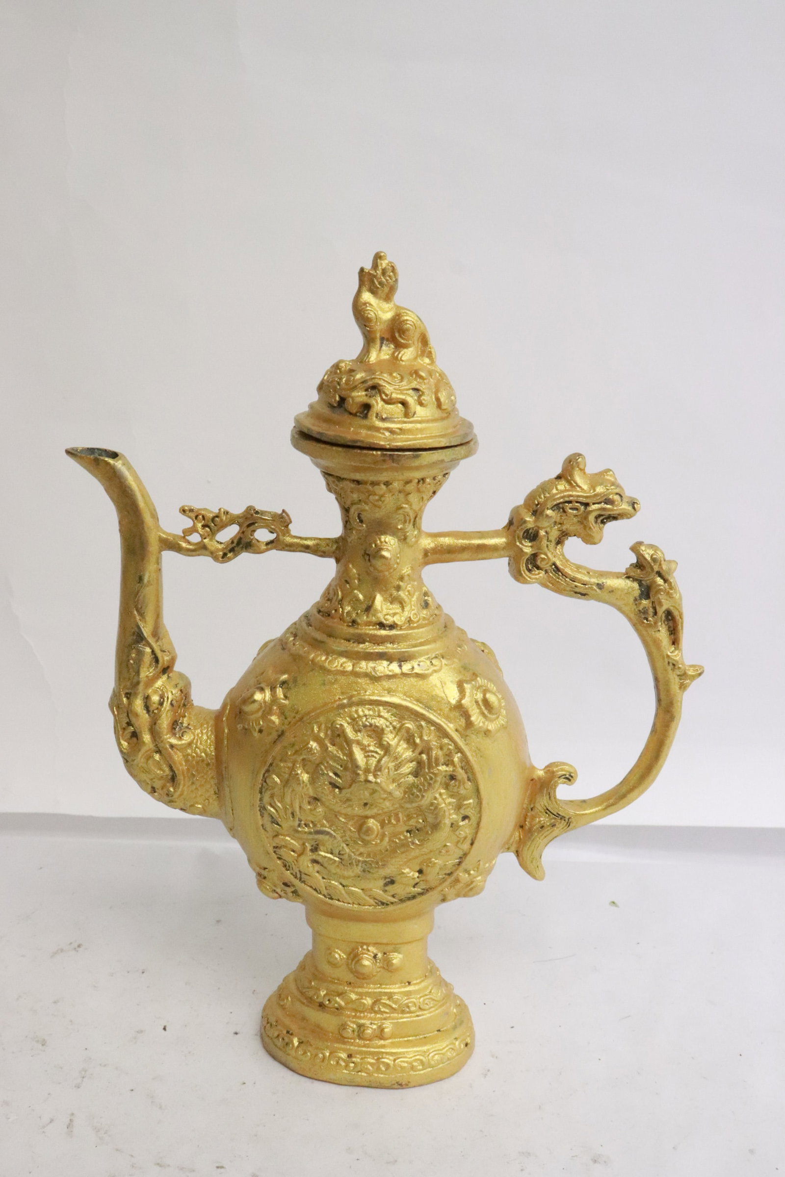 Fine gilt metal covered vase (1 of 5)