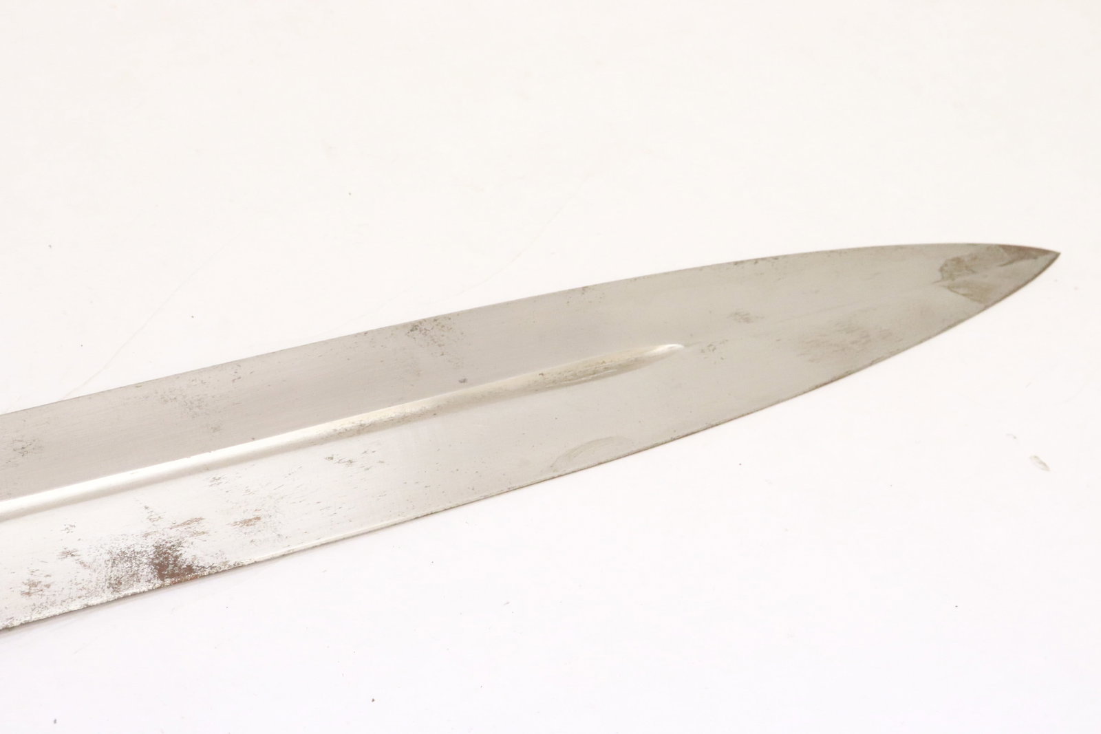 Sword with leather scabbard - 4