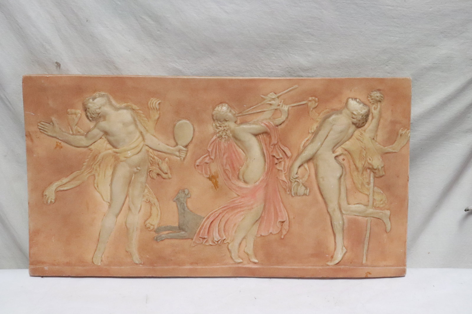 Terracotta style wall hanging plaque (1 of 3)