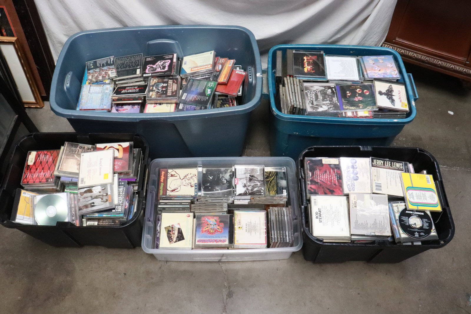 Massive lot of CD collection: Massive lot of CD collection, approx. 1014 pieces