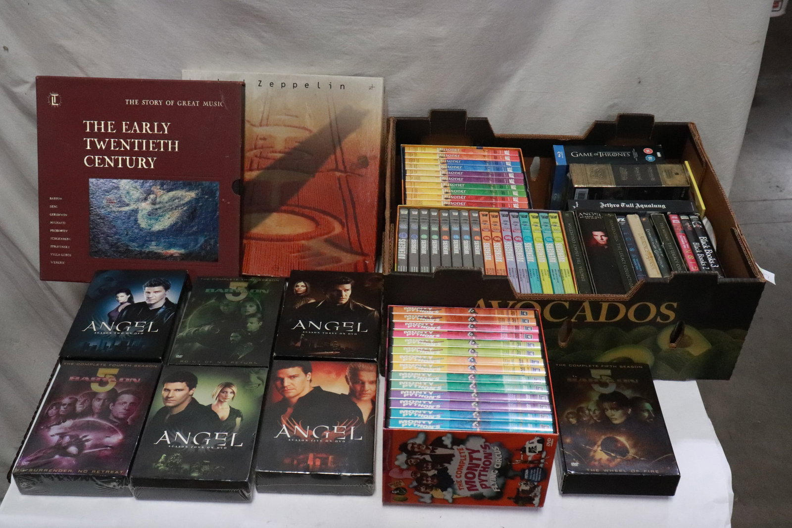 Lot of video tapes, records, etc: Lot of video tapes, records, etc