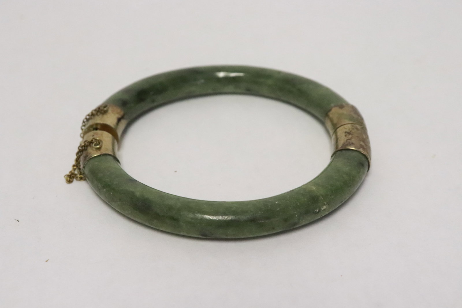 2 jade bangles - 11