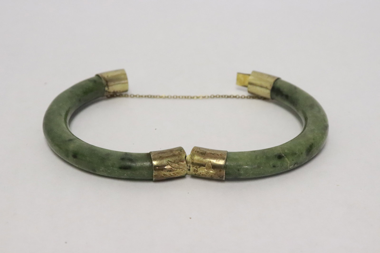 2 jade bangles - 9