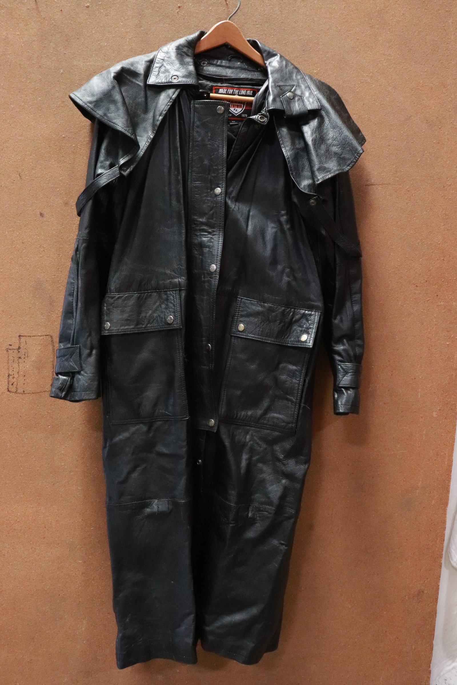 A rare leather coat: A rare leather coat ("M")