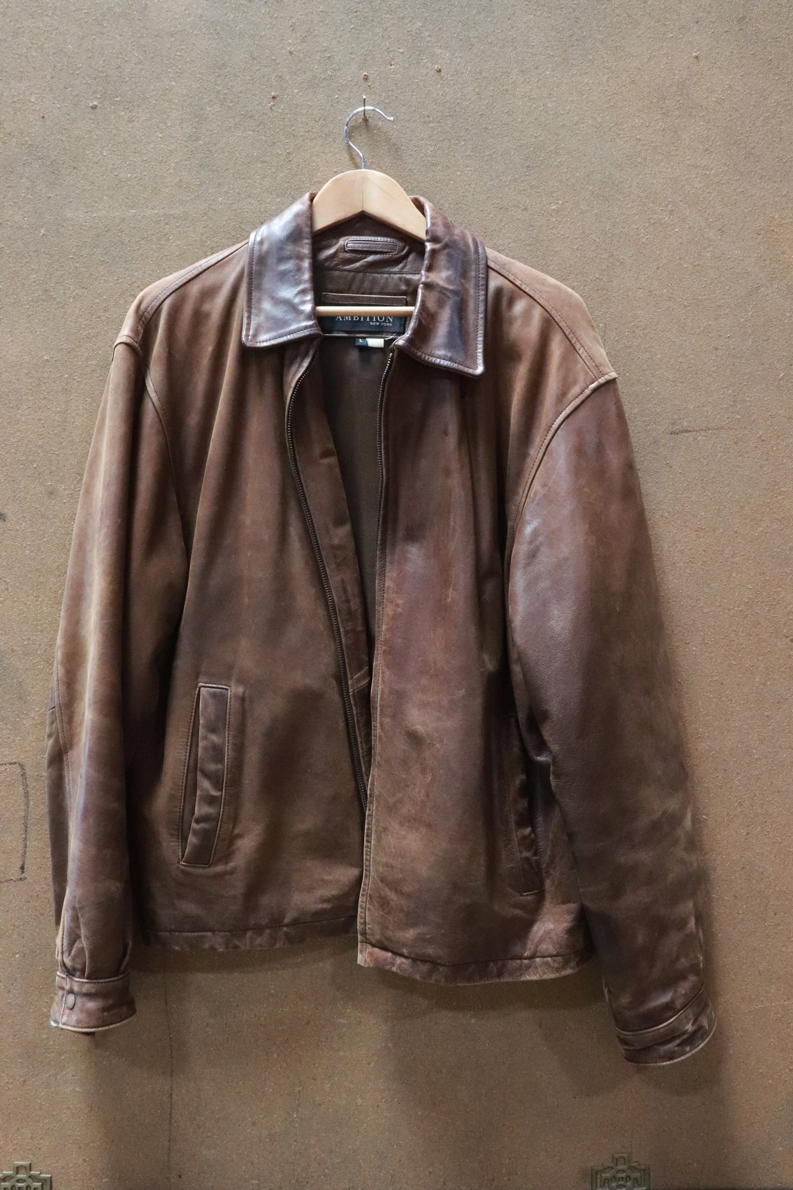 2 leather jackets - 2