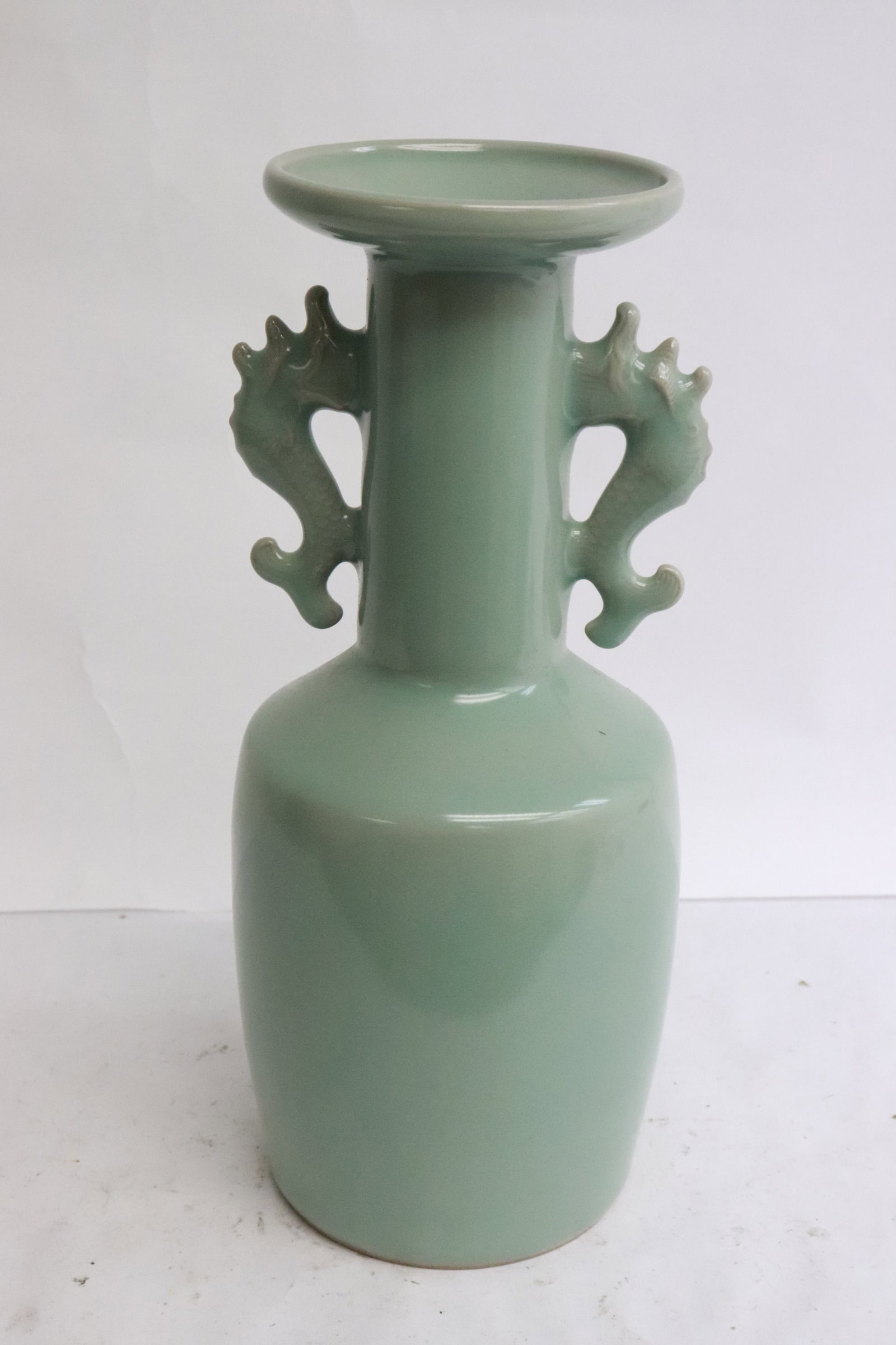 Song style celadon handles vase (1 of 6)