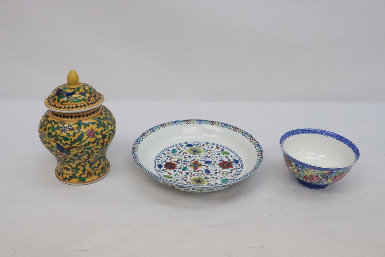 3 pieces Asian porcelain (1 of 10)