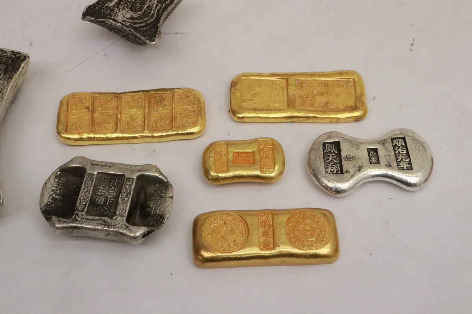 9 metal nuggets - 2