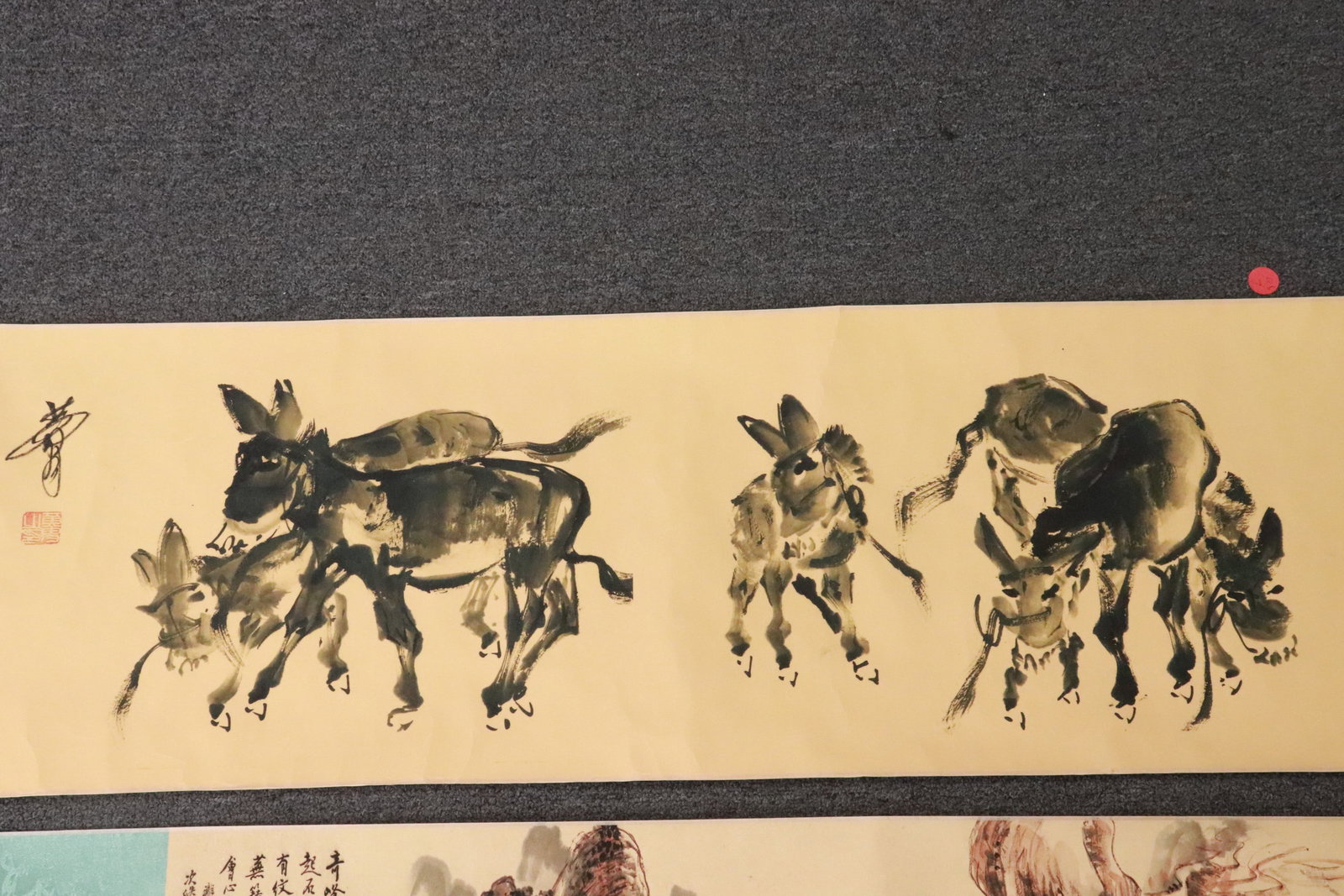 2 Chinese print scrolls - 2