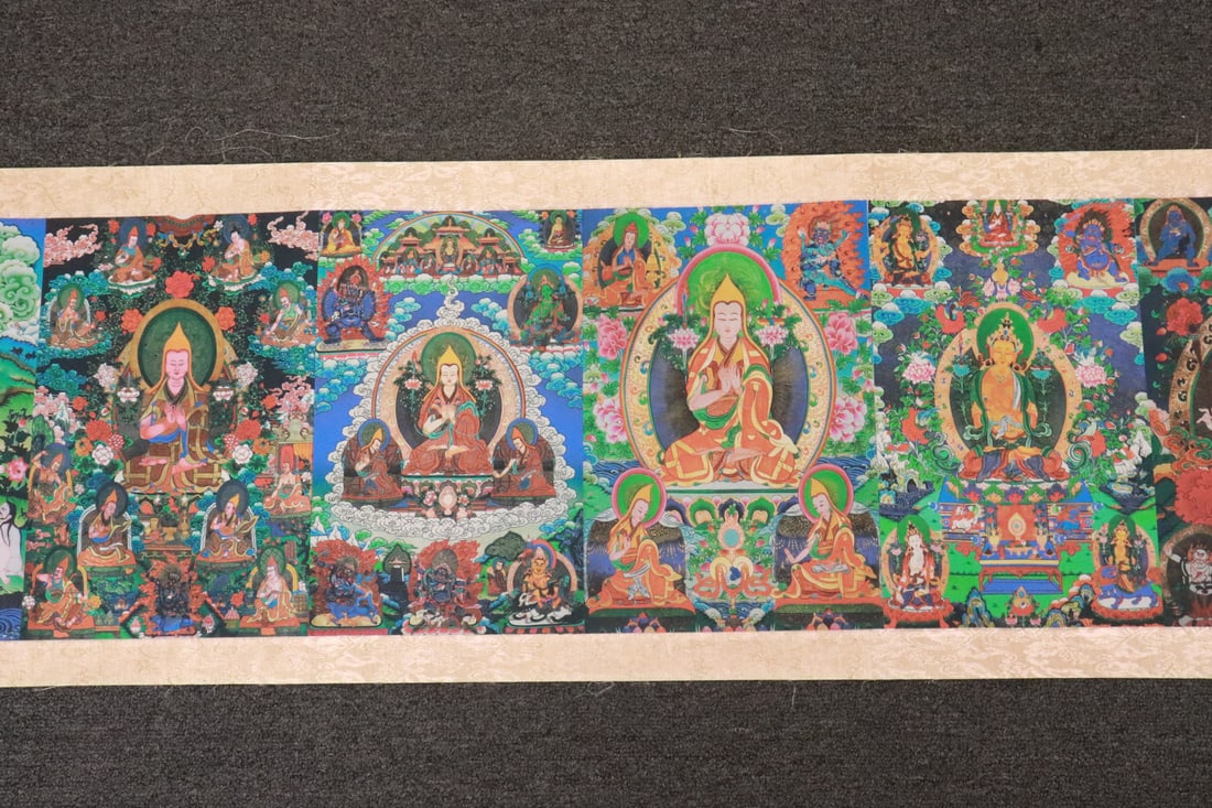 A long Chinese print hand scroll - 3