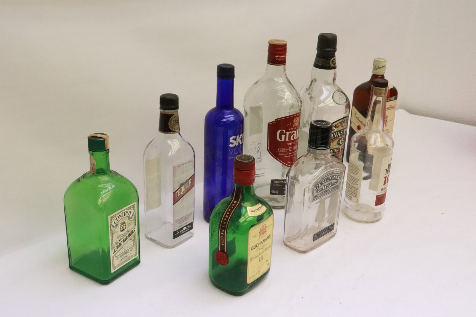 9 wine bottles - 5