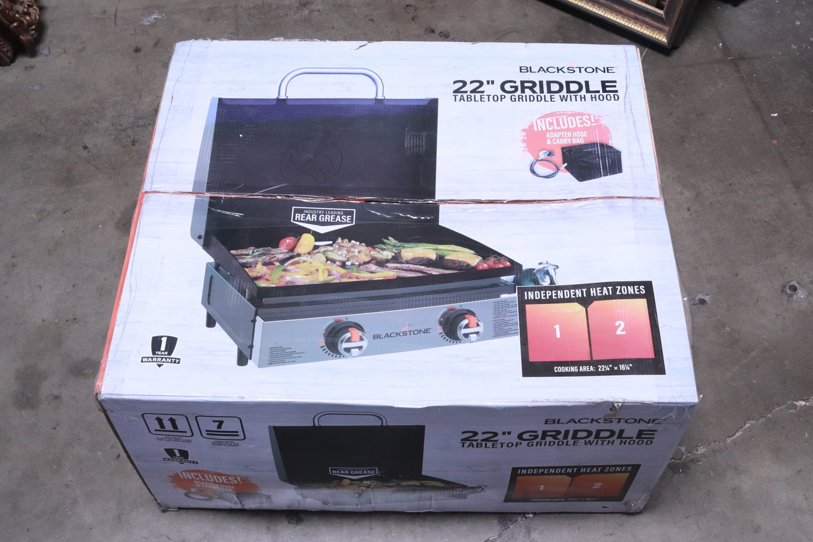 A 22" table top griddle by Black Stone: A 22" table top griddle by Black Stone