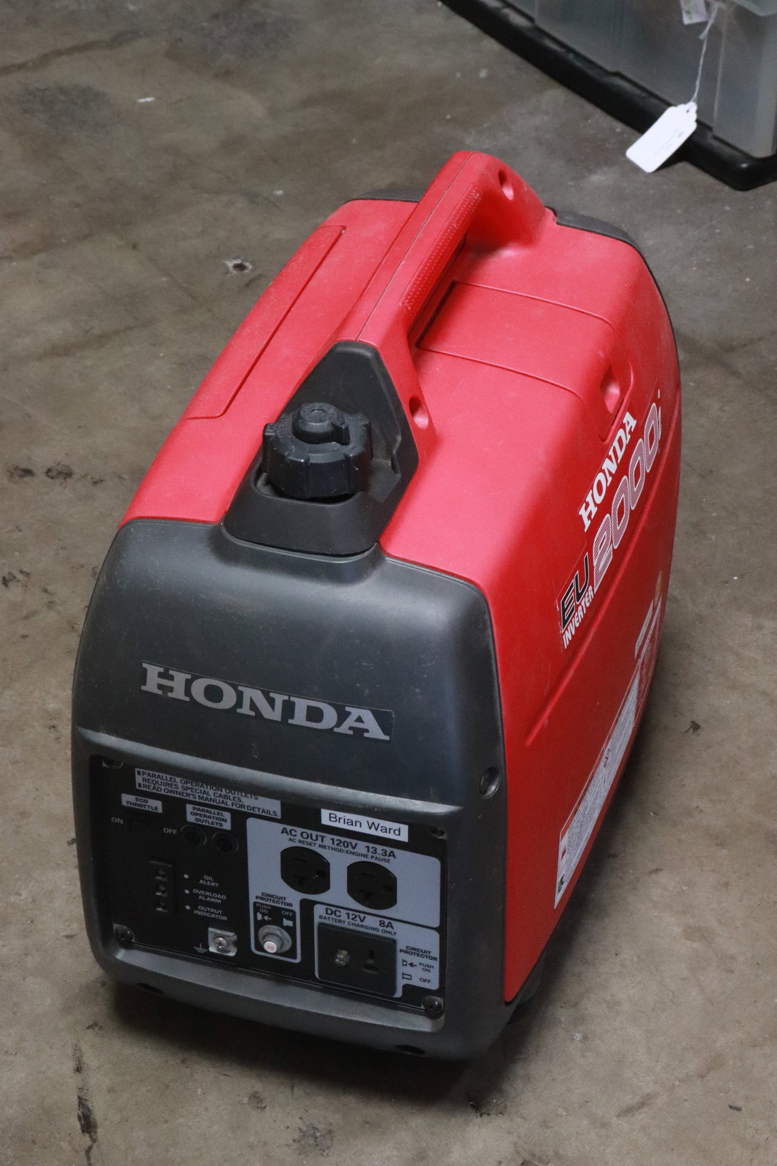 Honda 2000i generator - 3