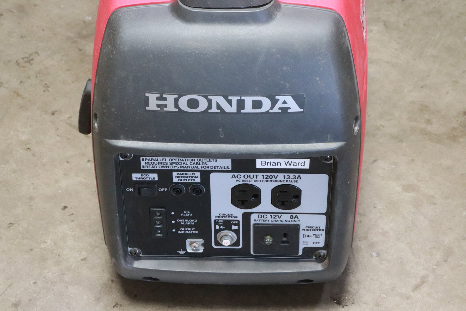 Honda 2000i generator - 4