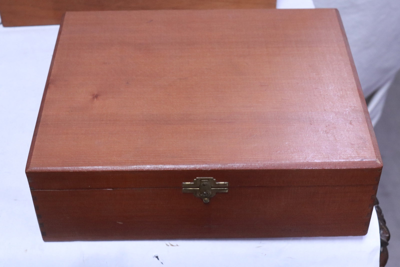 5 wood storage boxes - 4