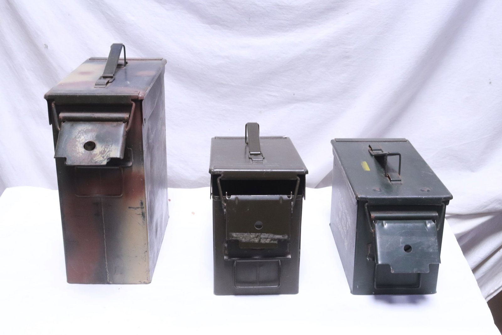 3 military bullet cases (1 of 9)