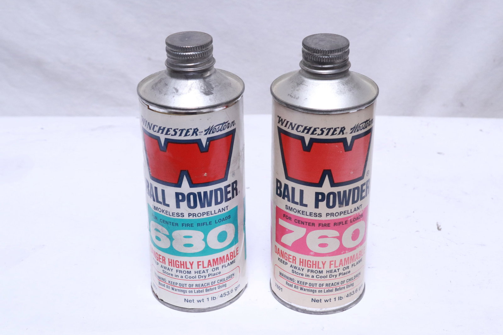 Two 1 LB Winchester Ball powder: Two 1 LB Winchester Ball powder, NO shipping for this lot, local pickup only