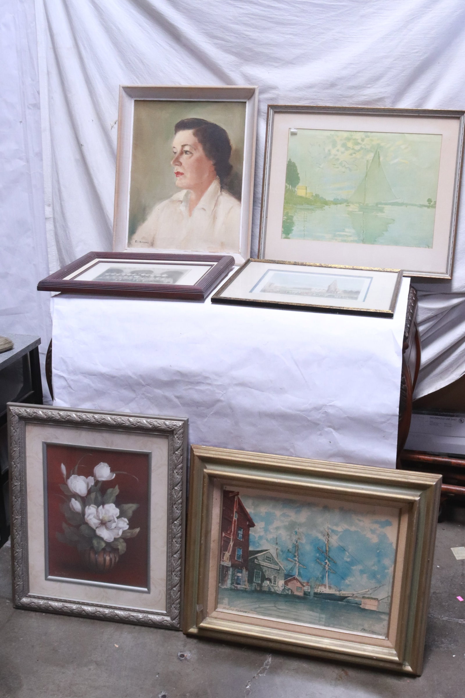 6 framed paintings, prints and photo (1 of 11)