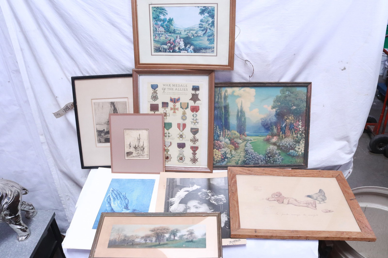 9 pieces wall art: 9 pieces wall art, 5.25"x4.2" (F:1.65"x9.65"x0.15") - 12.2"x17.15" (F:15"x20"x0.8")