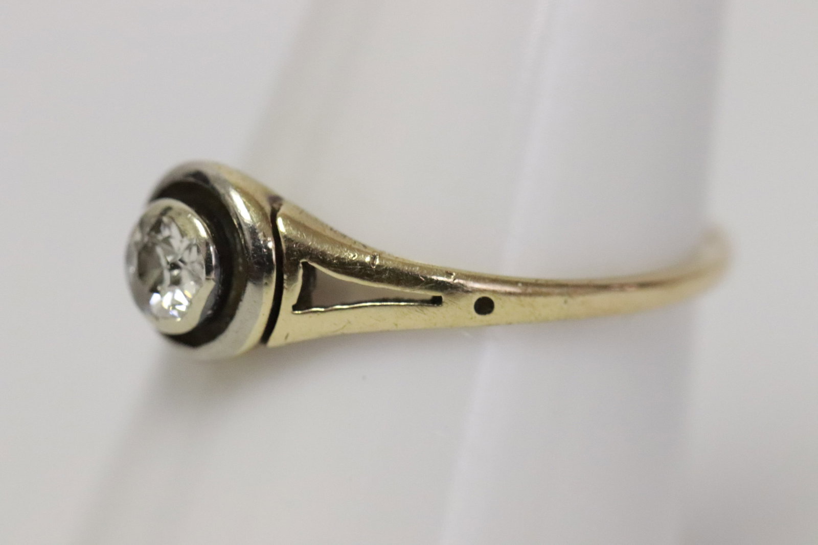 14K Y/G diamond ring - 3